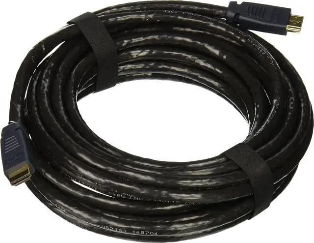 Main image of Legrand - C2G Plenum Rated Ethernet Cable, Plenum Rated HDMI Cable, HDMI Cable, HDMI Cable 25 ft, Black High Speed Ethernet Cable, 1 Count, C2G 41191