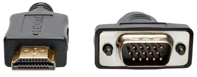 Alt view image 3 of 6 - Tripp Lite P566-006-VGA HDMI to VGA Active Adapter Cable 6 ft M/M, 1080p Converter, Gold-Plated Connectors, EMI/RFI Shielding, Black, Cloud Care Pre-Configured Bundle Eligible (10 Pack)