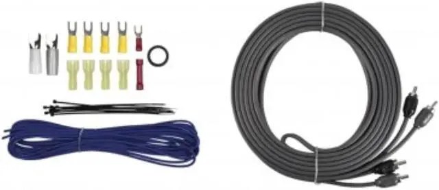 Alt view image 2 of 3 - T-Spec V8-AK8 v8 SERIES 8-Gauge 600-Watt Amp Installation Kit with RCA Cables