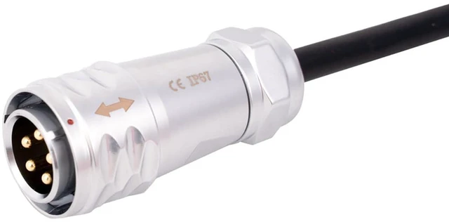Alt view image 2 of 3 - Aputure 24.6' 5-Pin Weatherproof Head Cable for LS 600 Pro Series Light Fixtures