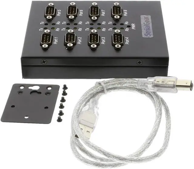 Alt view image 3 of 4 - Coolgear USB USB 2.0 Serial high Speed Adapter Box Industrial 8-Port RS-232 FTDI