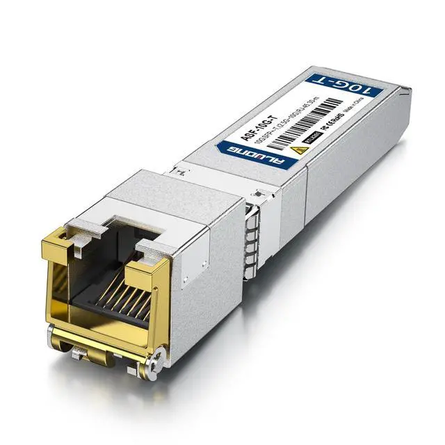 Alt view image 3 of 7 - 2 PCS 10GBASE-T SFP+ Transceiver, Multi-Rate 2.5/5/10G SFP+ to RJ45 Copper Module Compatible with Cisco SFP-10G-T-S, Ubiquiti UniFi UF-RJ45-10G, Meraki, MikroTik S+RJ10, Netgear, D-Link etc.