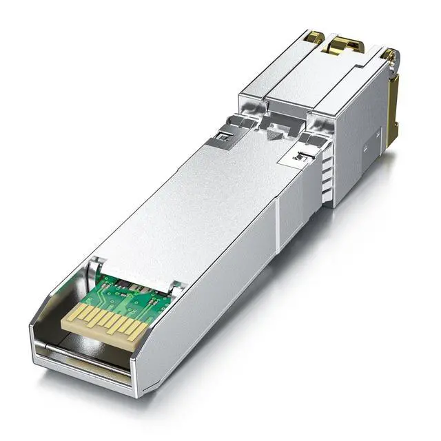 Alt view image 4 of 7 - 2 PCS 10GBASE-T SFP+ Transceiver, Multi-Rate 2.5/5/10G SFP+ to RJ45 Copper Module Compatible with Cisco SFP-10G-T-S, Ubiquiti UniFi UF-RJ45-10G, Meraki, MikroTik S+RJ10, Netgear, D-Link etc.