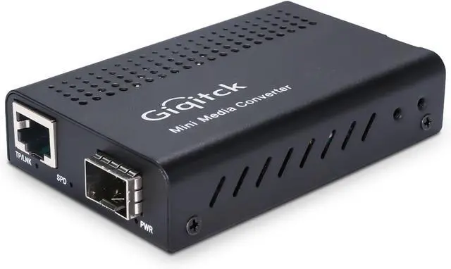 Alt view image 2 of 3 - 10G Mini Media Coverter, 10 Gigabit Fiber to 10Gb Copper UTP Media Converter, Mini Unmanaged 1x 100M/1G/2.5G/5G/10GBase-T RJ45 to 1x 10GBase-X SFP+ Slot 10Gigabit Ethernet Media Converter - 2pcs