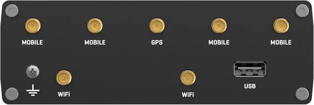 Alt view image 4 of 5 - Teltonika RUTX50000000 Model RUTX50 Industrial 5G Router, Speeds up to 3.3 Gbps, Dual SIM, Up to 150 Simultaneous Connections, EU PSU