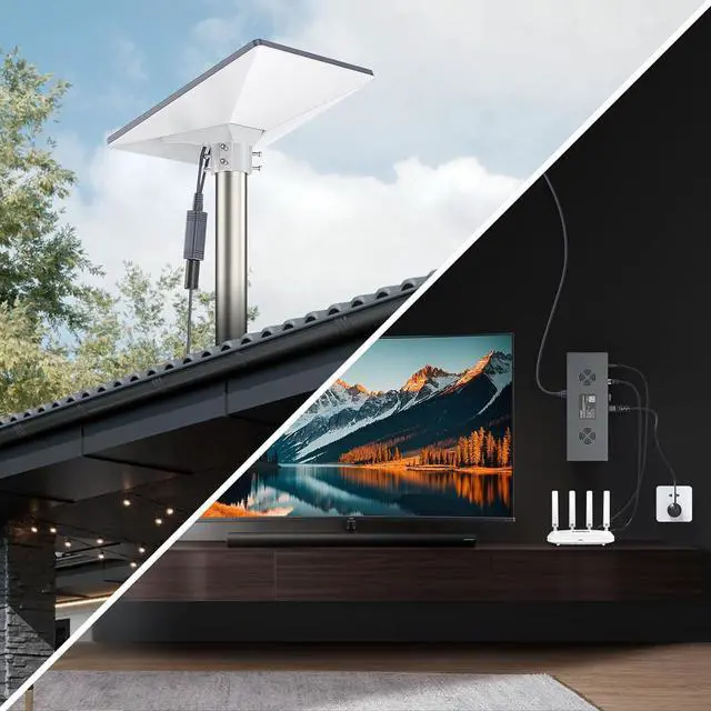 Alt view image 5 of 7 - QUIDDITY Starlink Mini Poe Kit: 180W Gigabit Ethernet Surge & ESD Protection 12V Mini Starlink Adapter Splitter PoE Splitter + AC 110-260V to DC 48V 3A USB & Type-C Power Outputs for Starlink Mini