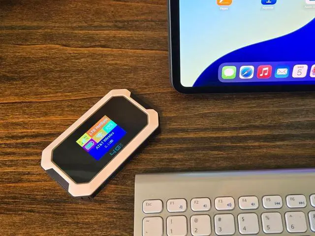 Alt view image 3 of 6 - Spectrum Smart 4G LTE-Advanced Mobile WiFi Hotspot Router with VPN, Pre-Installed SIM Card, Portable Modem for US, Canada, Mexico and Europe, Ideal for Travel