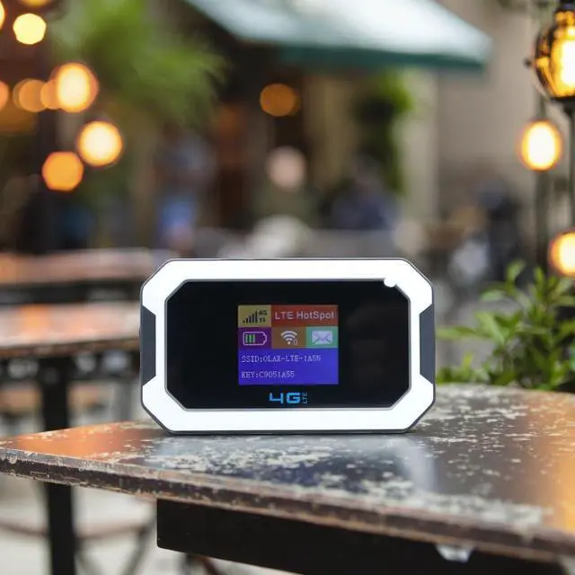 Alt view image 4 of 6 - Spectrum Smart 4G LTE-Advanced Mobile WiFi Hotspot Router with VPN, Pre-Installed SIM Card, Portable Modem for US, Canada, Mexico and Europe, Ideal for Travel