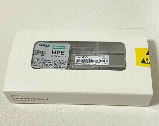Alt view image 3 of 4 - J9151E Networking Instant On 10G SFP+ LC LR Transceiver for Single Mode Fiber Connections (New Sealed)