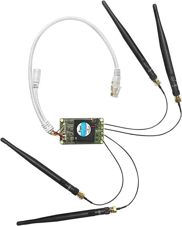 Alt view image 6 of 6 - 1200Mbps Dual Band WiFi to Ethernet Adapter - Gigabit Wireless Bridge with TAFC Technology | High-Speed Gaming and Streaming Network Adapter WiFi Module VM1200