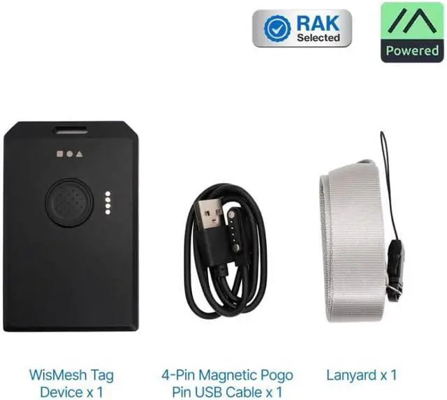 Alt view image 6 of 7 - WisMesh Tag from RAKwireless & MOKOSmart, Meshtastic Compatible Card Sized Node, 868/915 MHz, IP66 Waterproof, LoRa Device, 1000mAh Battery