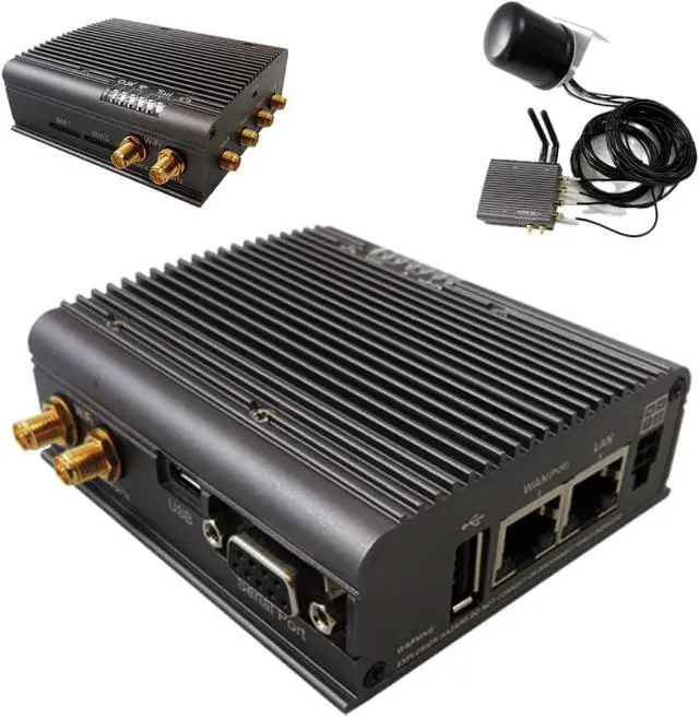Alt view image 4 of 5 - BulletPlus5G - 5G Cellular Ethernet/Serial Gateway w/Dual Band WiFi - Sold by CompuPort Centre Inc.