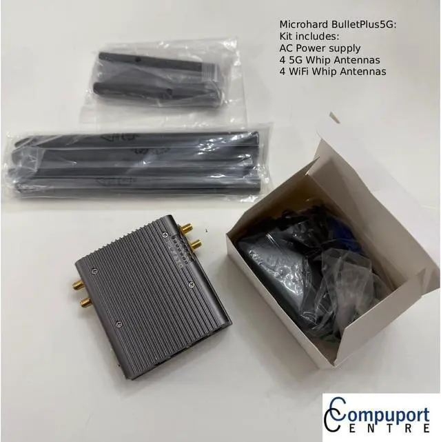 Alt view image 5 of 5 - BulletPlus5G - 5G Cellular Ethernet/Serial Gateway w/Dual Band WiFi - Sold by CompuPort Centre Inc.