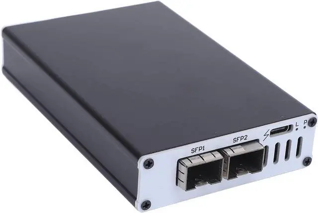 Alt view image 2 of 7 - Yoidesu 10Gb Ethernet Adapter, for High Speed Network Connections, 10GB USB C Ethernet Adapter Supports for OS X, Wins, Ubuntu Systems, Plug and Play (Dual Port)