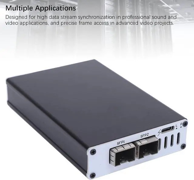 Alt view image 4 of 7 - Yoidesu 10Gb Ethernet Adapter, for High Speed Network Connections, 10GB USB C Ethernet Adapter Supports for OS X, Wins, Ubuntu Systems, Plug and Play (Dual Port)