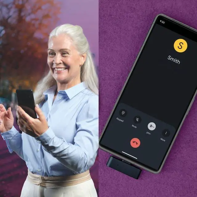 Alt view image 3 of 3 - Oticon Easy LE Adapter  Wireless Bluetooth USB-C Dongle for Oticon Intent Hearing Aids and Android Phones (Not Compatible with iPhone)
