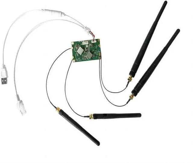 Main image of VONETS VM5G WiFi Module Dual Band 2.4G+5G AC1200 Industrial High Power Wireless Bridge Ethernet WiFi Hotspot Extender Repeater RJ45 Adapter DIY Engineering Network Device with 4 Antennas