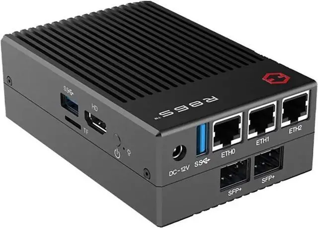 Main image of R86S U1/U2/U3/U4 Mini PC Soft Route Multi-net Port, Intel Mini Host N5105 N6005 8GB/16GB/32GB 10 Gigabit Fiber Port 2.5G (U4)
