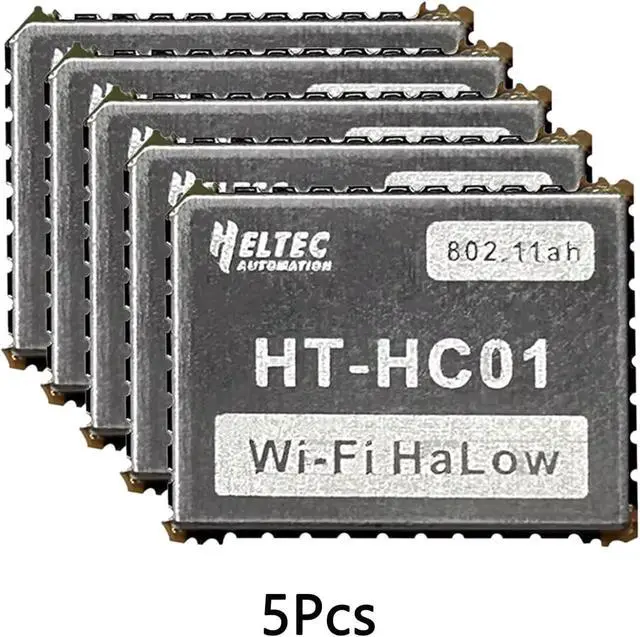 Alt view image 2 of 7 - Wi-Fi HaLow Module HT-HC01 IEEE 802.11ah Standard 902-928MHz 1-2KM Long-Range Transmission Sub 1GHz Dual Band 24GHz Wi-Fi Mesh Wireless Access IoT Low Power Consumption Device (5)