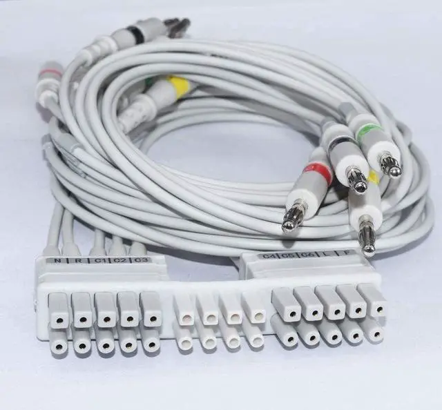 Alt view image 4 of 4 - 10 Leads CableCompatible with Mortara ELI150C, ELI230, ELI250C, ELI350, 3m Length