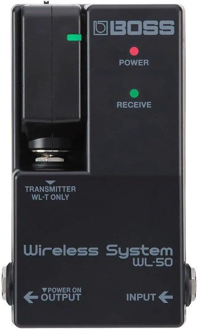 Main image of BOSS WL-50 Guitar Wireless Virtual Cable for Pedalboards | Plug-and-Play Wireless System in a Pedal-Size Format | for Guitar, Bass and Other Electronic Instruments | Built-in Cable Tone Simulation