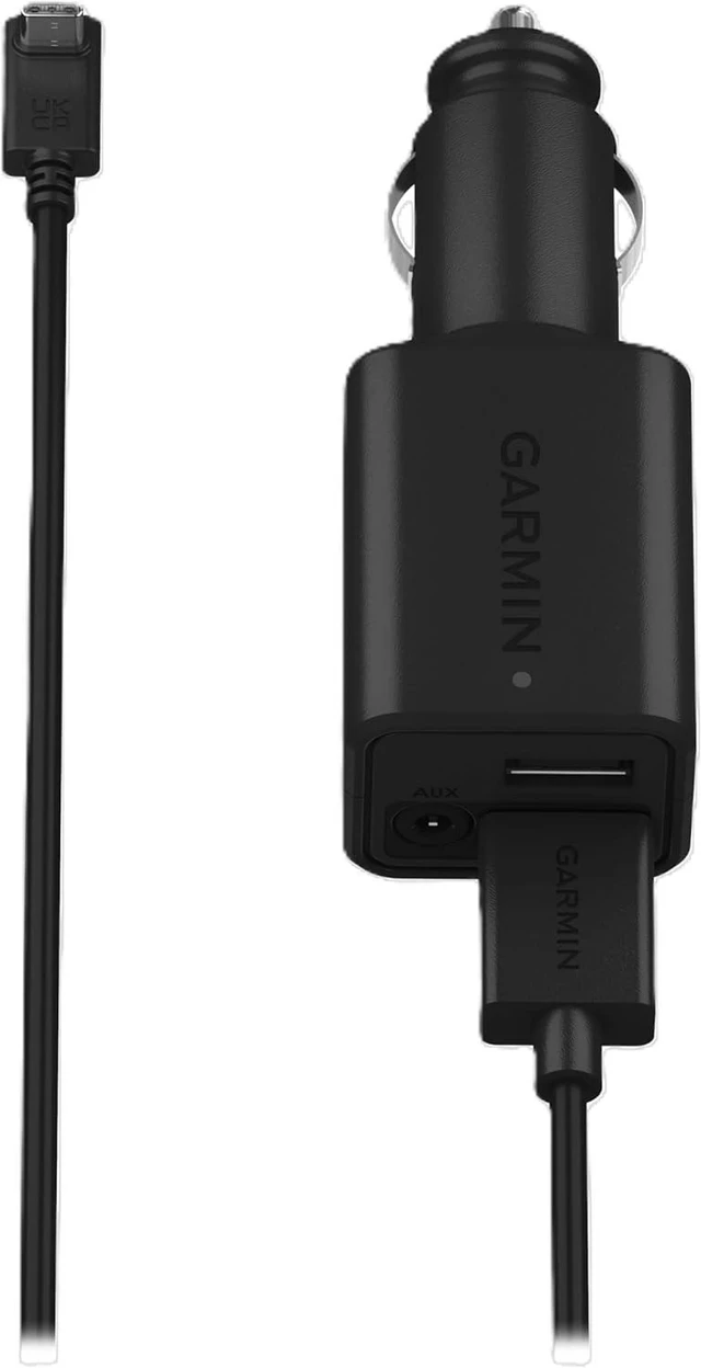 Main image of USB-C Vehicle Power Cable 010-13199-03 Cable with 12 Volt Adapter and Extra USB Port