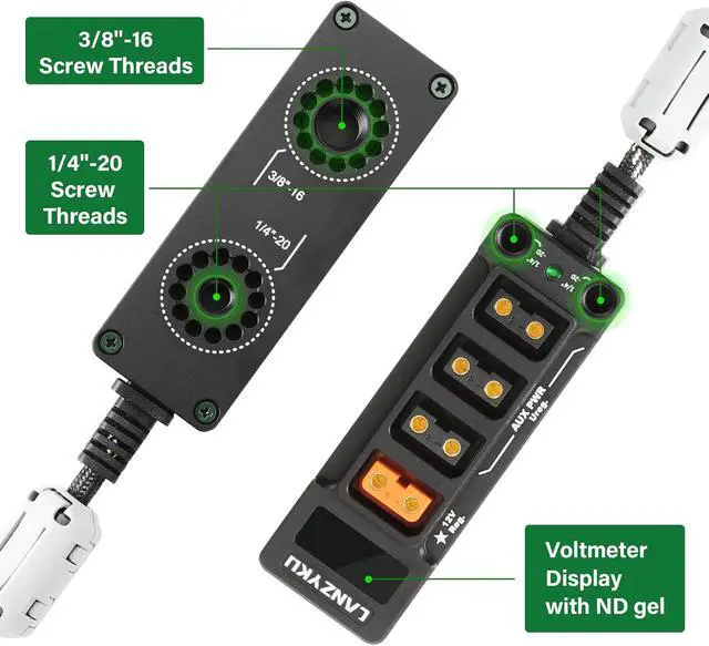 Alt view image 4 of 7 - 12V Regulated P-Tap D-Tap Splitter for ARRI