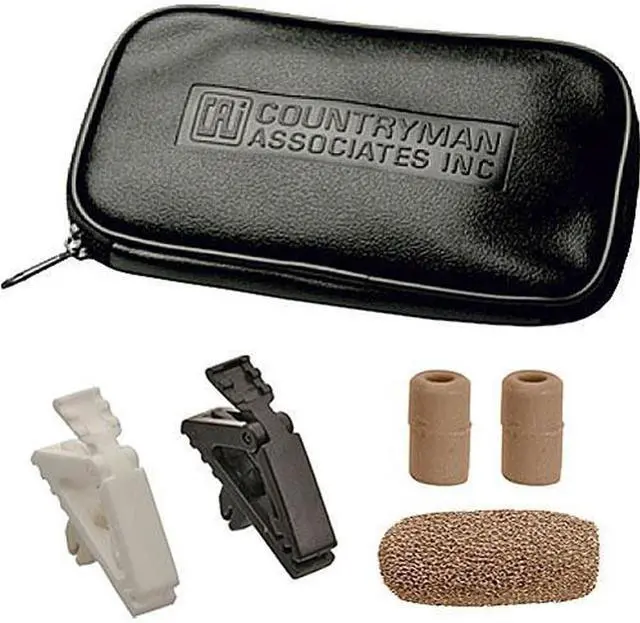 Alt view image 2 of 4 - Countryman E6OW5T2SL Springy E6 Omnidirectional Earset with 2-mm Cable for Shure/Carvin/JTS/Trantec Transmitters (Tan)