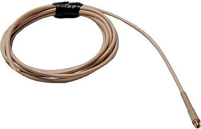 Alt view image 3 of 4 - Countryman E6OW5T2SL Springy E6 Omnidirectional Earset with 2-mm Cable for Shure/Carvin/JTS/Trantec Transmitters (Tan)