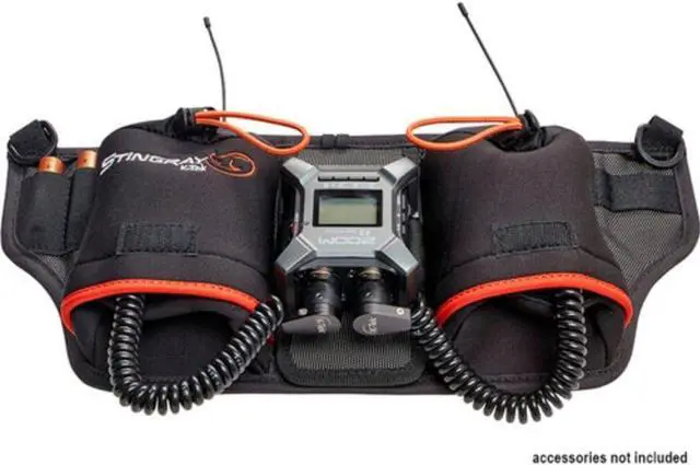 Alt view image 4 of 6 - K-Tek KSF3 Stingray Action Belt for Zoom F3 Portable Field Recorder