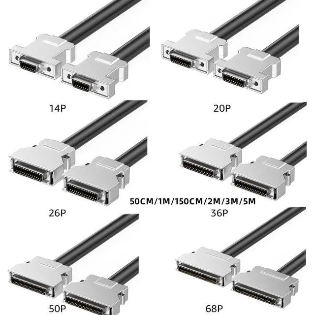 Alt view image 3 of 7 - SCSI Cable SCSI Connection Cable Female to Female Cord for Special Equipment and Disk Arrays 50cm/100cm/150cm/200cm