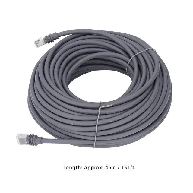 Alt view image 2 of 7 - Starlink Cable, Rectangular Satellite Replacement Cable for Gen 3 Extension Cord Outdoor Waterproof High Speed Cat6 46m 151ft