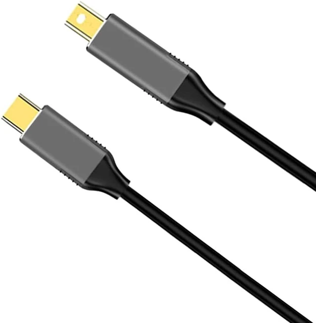 Alt view image 5 of 5 - Microphone USB to Display Port Cable 6-Foot USB Type-C to Cable 4k l Portable Cable