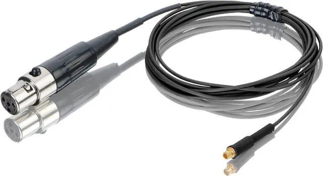 Main image of Countryman E6CABLEB1SL Aramid-Reinforced E6 Series Earset Snap-On Cable for Shure/Carvin/JTS/Trantec Transmitters (Black)