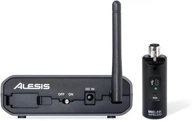 Alt view image 3 of 4 - Alesis MicLink Wireless | Digital Wireless Microphone Adapter with 60-foot Range (2.4GHz, 14 channels)
