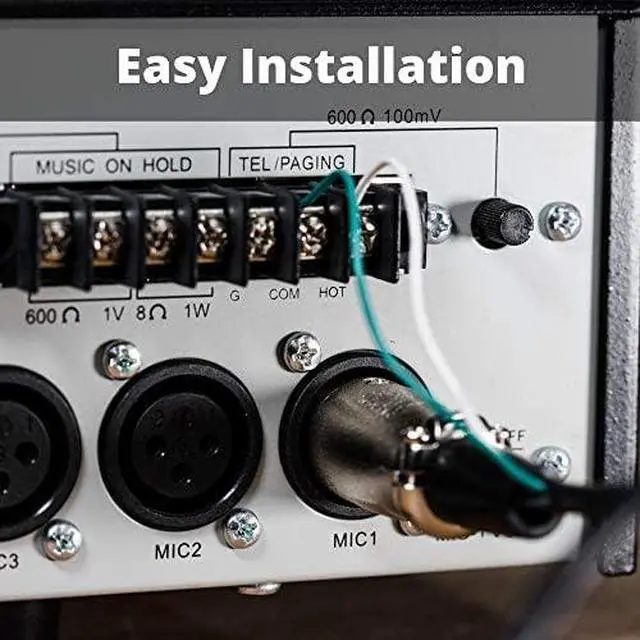 Alt view image 2 of 4 - REBUILD SKILLS RBX-515SBG-18X Replaces Shure 515SBG-18X. Push-to-Talk Microphone for Paging in Restaurants, Grocery Stores. Includes 20" gooseneck, Mount, & Attached 6½ Cord for Your Best Connector.