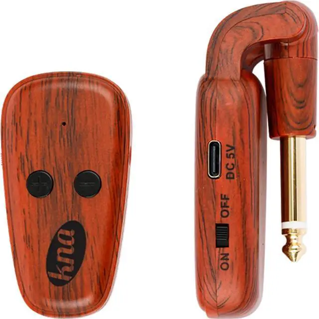 Main image of KNA U-Wi Universal Wireless System, Guitar, Bass, Violin, Acoustic and Electric Instruments, UHF Wireless Audio for Piezo Pickups, 50m Range, Ultra-Low Latency, Interference-Free Connection