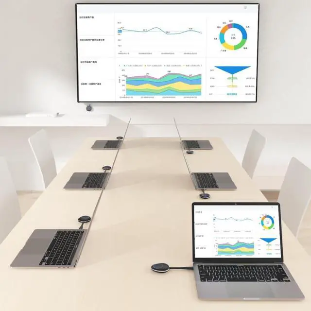Alt view image 2 of 7 - 4K UHD Wireless HDMI Transmitter Receiver for Screen Mirroring Laptop/PC/Phone to TV/Projector/Monitor. 30m Range, No Wi-Fi Required, Plug & Play. Compatible with HDMI, Microsoft Teams, Zoom, Webex