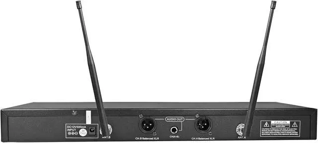 Alt view image 2 of 2 - IDOLPRO UHF-308 Professional Dual Wireless Microphones Karaoke System with Free Interference