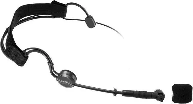 Alt view image 3 of 4 - Professional Headworn Condenser Microphone with Mini 3 Pin XLR TA3F Plug, Flexible Gooseneck Boom, Noise-Cancelling Windscreen, 2M Cable for Speaking, Singing and Stage Performances
