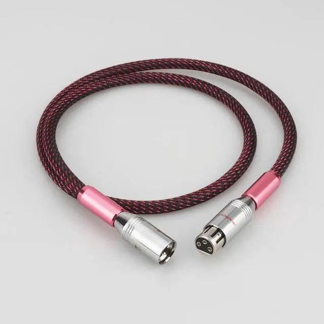 Main image of AES/EBU Digital Audio Cable Silver Balanced XLR Plug Preamplifier HiFi A10(4m)