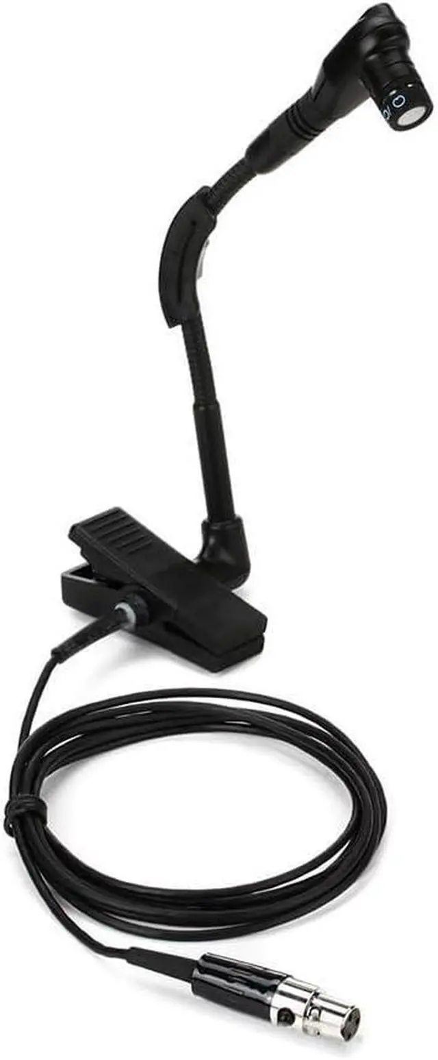 Main image of Generic Replacement Clip-on Instrument Microphone for AKG Saxophone Microphone, Condenser, Gooseneck with Mini 3 Pins XLR Connector, black