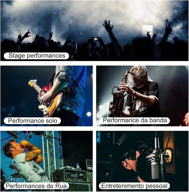 Alt view image 7 of 7 - Condenser Microphones, K8 Cardioid Pick-up Pattern Saxophone Microphone