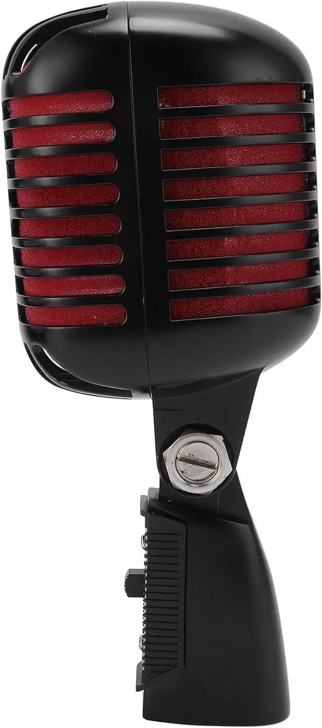 Main image of Dpofirs Dynamic Microphone with Rugged Design and Cardioid Pickup - Studio Quality Sound for Live Performances and Singing, Plug and Play, Shockproof Structure (Black)