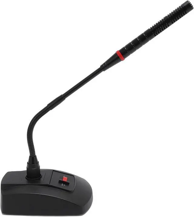 Alt view image 3 of 7 - Gooseneck Condenser Microphone, Professional Sound Quality XLR Podium Microphone Indicator Light for Meeting for Lecture