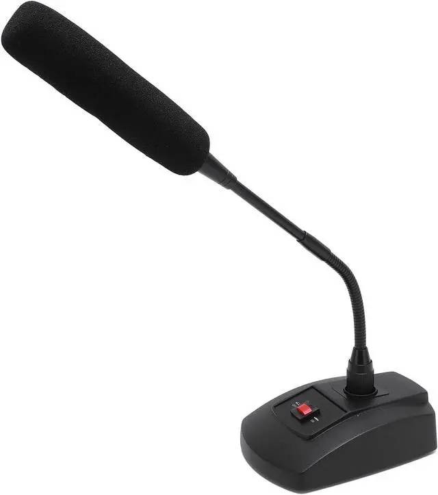 Alt view image 4 of 7 - Gooseneck Condenser Microphone, Professional Sound Quality XLR Podium Microphone Indicator Light for Meeting for Lecture