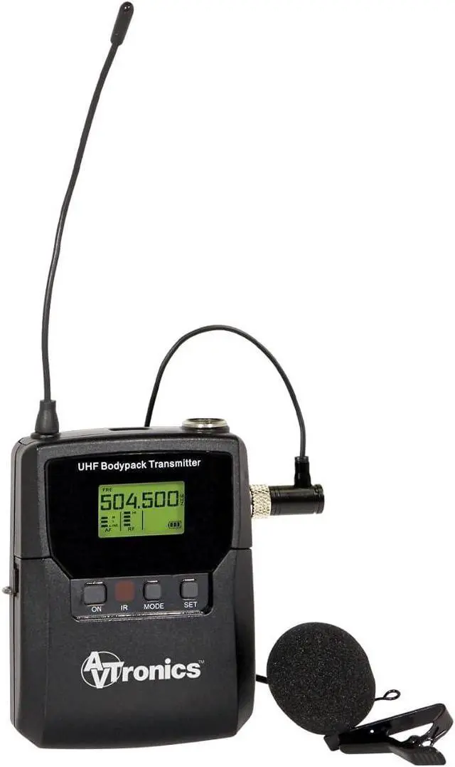 Alt view image 2 of 5 - Professional Wireless Microphone System, 200 Channel UHF 3 Handheld and 1 Belt Pack and Lavalier, Mic System for Speech, Singing, Events, Church, Karaoke, DJ, Party, and classrooms. Black