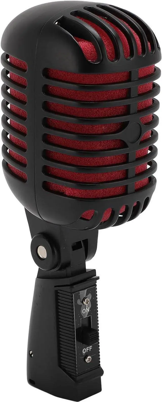 Main image of Zopsc Vintage Dynamic Microphone, Classical Microphone Stage Performance Antique Microphone, Plug and Play. (Black)
