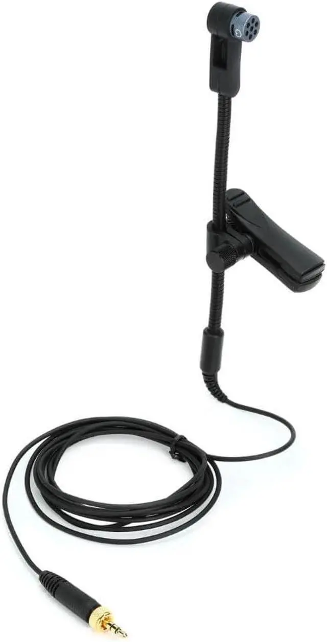 Alt view image 2 of 7 - Sennheiser E 908 B-EW Clip-on Cardioid Condenser Gooseneck Instrument Microphone for Saxophones Bundle w/Pig Hog PHM10 8mm Mic Cable Polishing Cloth