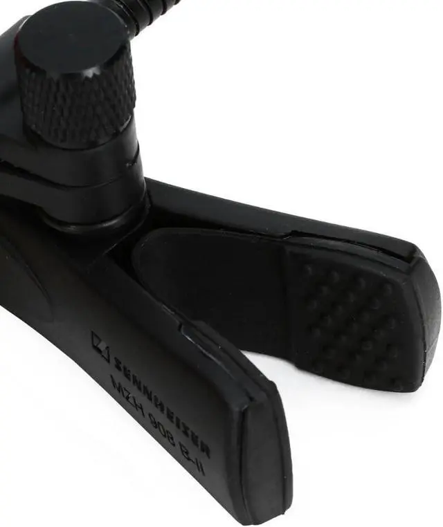 Alt view image 4 of 7 - Sennheiser E 908 B-EW Clip-on Cardioid Condenser Gooseneck Instrument Microphone for Saxophones Bundle w/Pig Hog PHM10 8mm Mic Cable Polishing Cloth